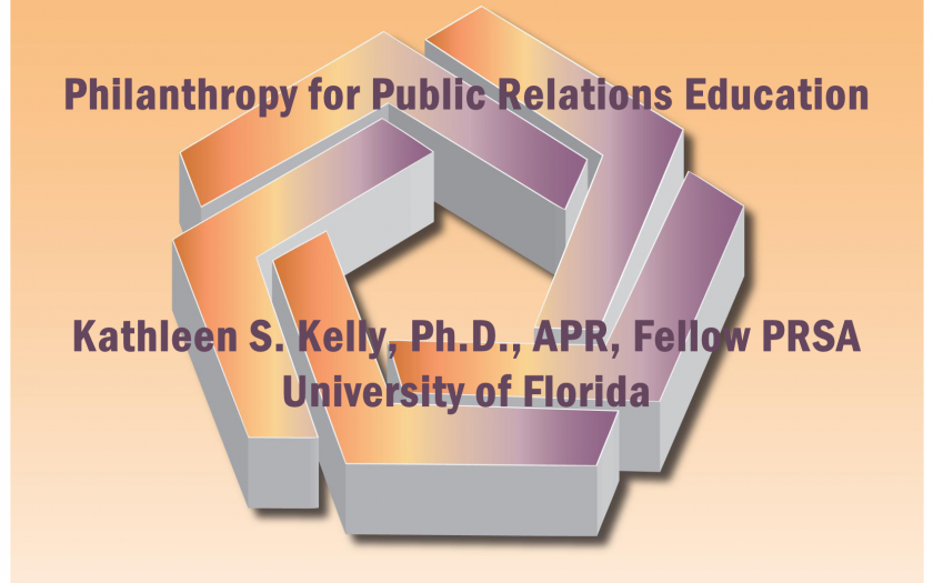 Philanthropy for Public Relations Education (cover)